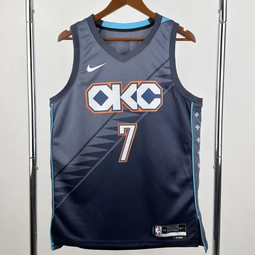 25-26 OKC Thunder HOLMGREN #7 Gray City Edition Top Quality Hot Pressing NBA Jersey