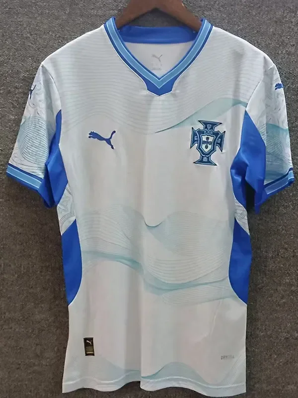 26-27 Portugal Blue White Special Edition Fans Training shirts