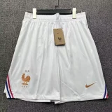 26-27 France Home White Shorts Pants