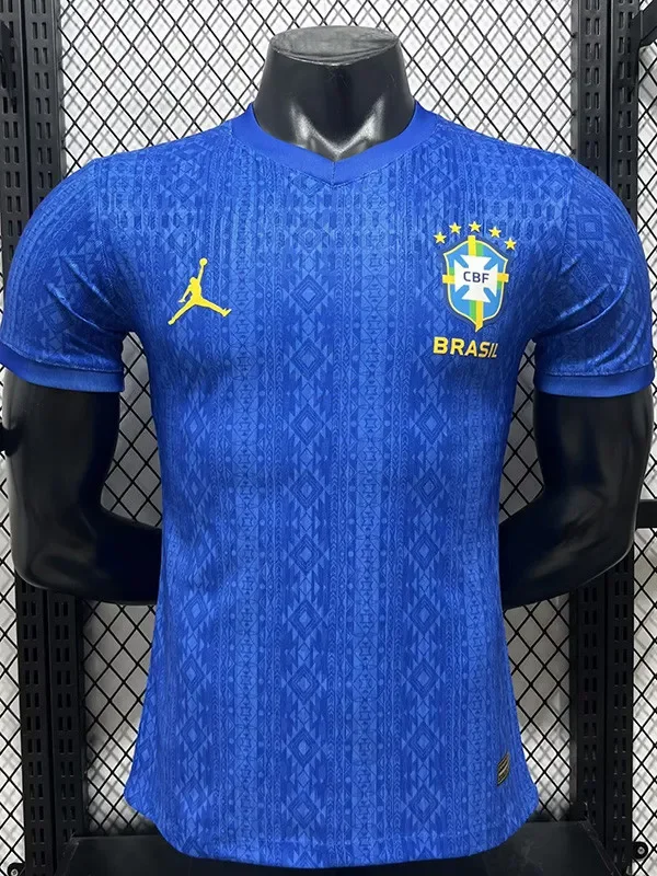 26-27 Brazil Blue Special Edition Player Version Soccer Jersey (JD)