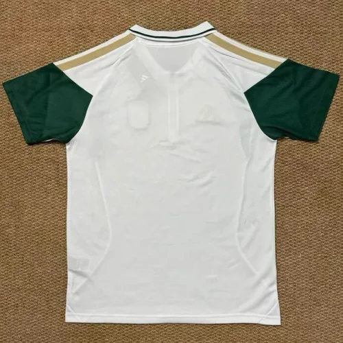 26-27 Italy White Polo Short Sleeve (半拉链)