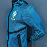 2026 World Cup Brazil Green Walkout Jacket (Hooded) #单上衣