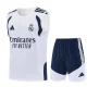 26-27 RMA White Tank top and shorts suit