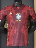 26-27 Brazil JD Red Goalkeeper Player Version Soccer Jersey
