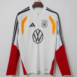 26-27 Germany White Top Half Pull Tracksuit (半拉上衣)