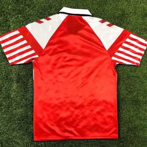 1992 Denmark Home Retro Soccer Jersey