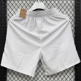 D338 PSG White Casual Short Pants