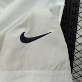 D338 PSG White Casual Short Pants