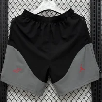 D338 PSG Black gray Casual Short Pants