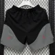 D338 PSG Black gray Casual Short Pants