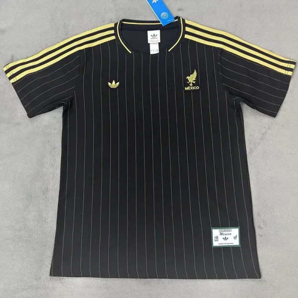 25-26 Mexico Black Casual Edition Fans Training shirts
