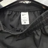 D337 NK Black Casual Short Pants
