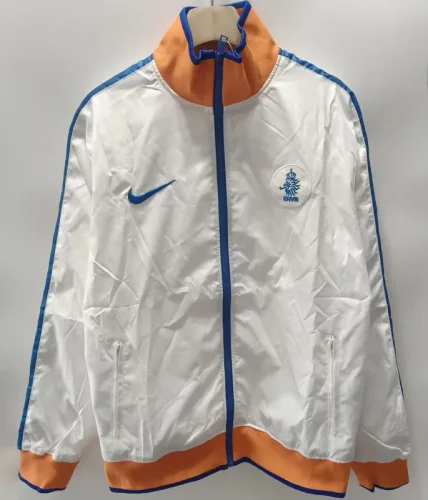 2010-2011 Netherlands White Retro Windbreaker