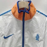 2010-2011 Netherlands White Retro Windbreaker