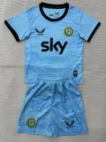 26-27 Ireland Blue Goalkeeper Kids Soccer Jersey
