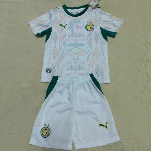 26-27 Senegal Home Kids Soccer Jersey