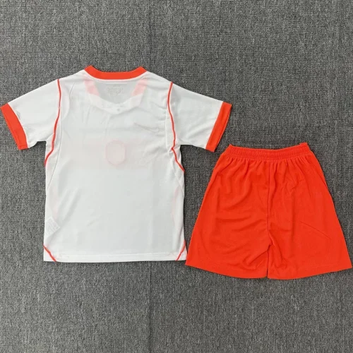 26-27 Netherlands Away Kids Soccer Jersey