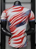 26-27 USA Red Blue Special Edition Player Version Training shirts