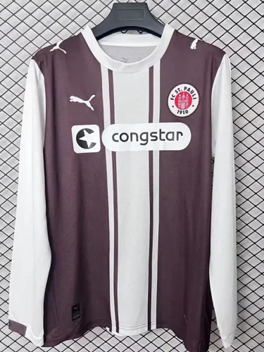 25-26 ST PAULI Special Edition Long Sleeve Soccer Jersey (长袖)