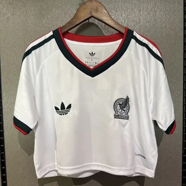 2026 World Cup Mexico Away Women Cheerleader Shirt (女啦啦短袖)