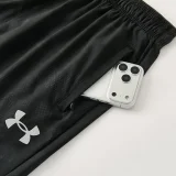 D026 UA Black Casual Short Pants