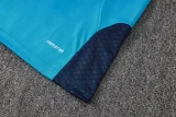 26-27 Spain Lake blue Kids Half Pull Tracksuit #E26023(童装)(半拉链)