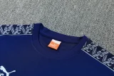 26-27 Man City Royal blue Polo Tracksuit (圆领)