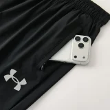 D027 UA Black Casual Short Pants