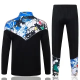 26-27 Man Utd Black Kids Jacket Tracksuit #E26029(童装)
