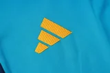 26-27 Spain Lake blue Kids Half Pull Tracksuit #E26023(童装)(半拉链)