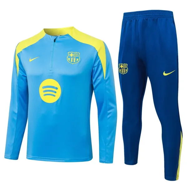 25-26 BAR Light blue Half Pull Tracksuit #B25156(半拉链)