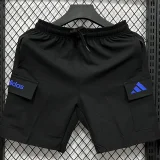 A2635 AD Black Casual Short Pants