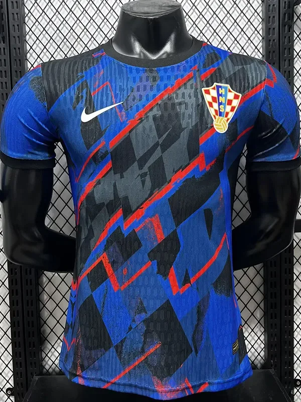 26-27 Croatia Blue Black Special Edition Player Version Soccer Jersey