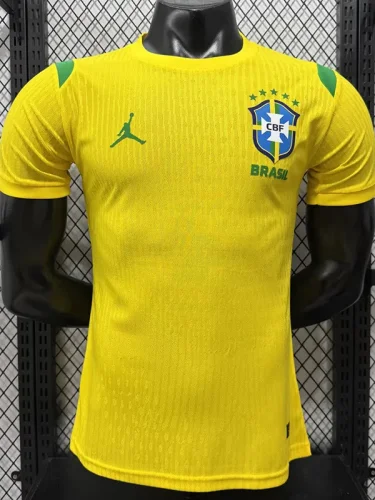 26-27 Brazil Yellow Special Edition Player Version Training shirts (绿飞人标)