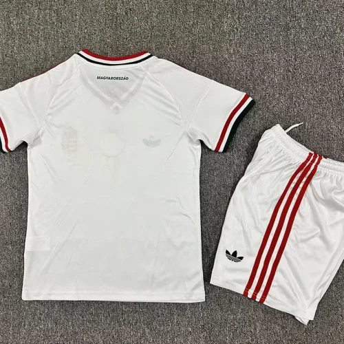 26-27 Hungary Away Kids Soccer Jersey