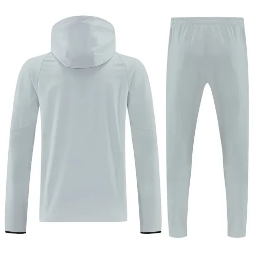 25-26 Algeria Gray Windbreaker Suit (Hoodie)(风衣套装)