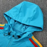 25-26 Spain Lake blue Windbreaker Suit (Hoodie)(风衣套装)