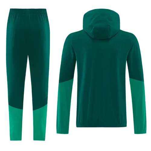 26-27 Algeria Green Windbreaker Suit (Hoodie)(风衣套装)
