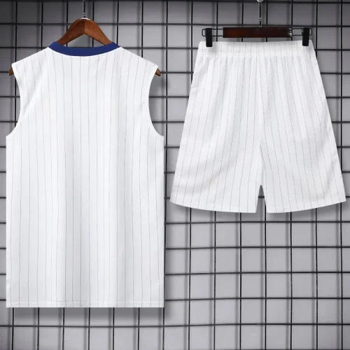 26-27 Roma White Tank top and shorts suit