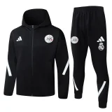 25-26 Ajax Black Hoodie Jacket Tracksuit #F639