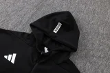 25-26 JUV Black Hoodie Jacket Tracksuit #F640
