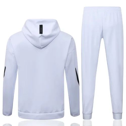 25-26 Ajax White Hoodie Jacket Tracksuit #F631