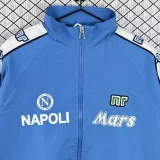 1988-1989 Napoli Mars Blue Retro Windbreaker