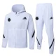 25-26 Ajax White Hoodie Jacket Tracksuit #F631