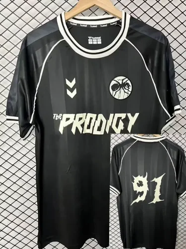 2026 The Prodigy X Hummel Limited Edition Black Training Shirts