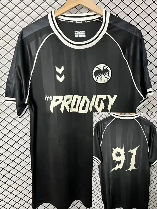2026 The Prodigy X Hummel Limited Edition Black Training Shirts