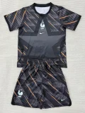 26-27 France Grey Goalkeeper Kids Soccer Jersey
