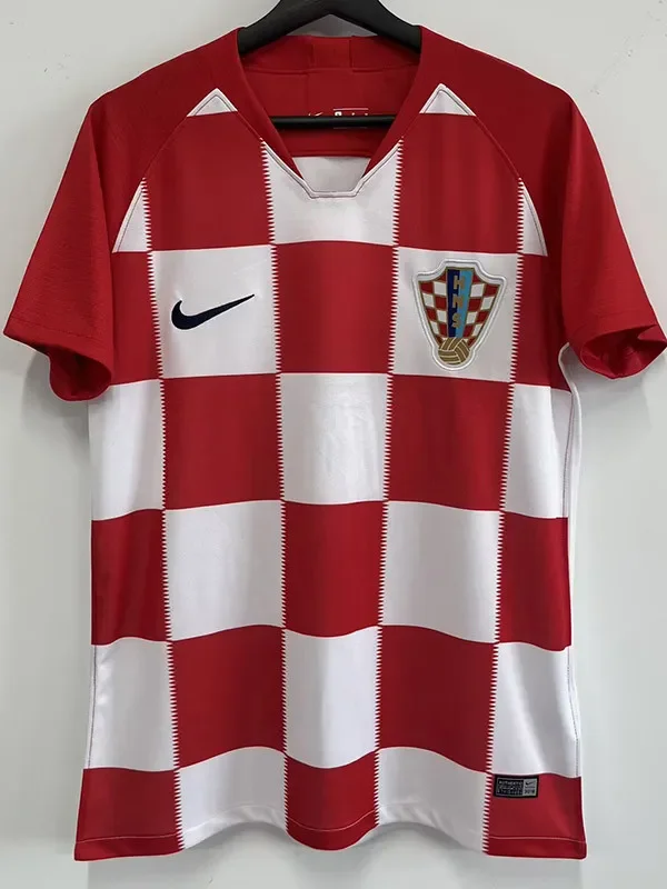 2018 Croatia Home Retro Soccer Jersey
