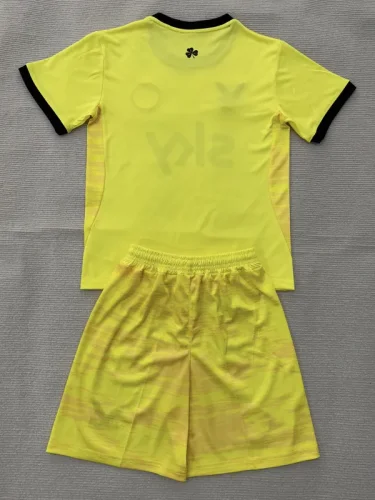 26-27 Ireland Yellow Goalkeeper Kids Soccer Jersey