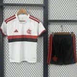 26-27 Flamengo Away Kids Soccer Jersey